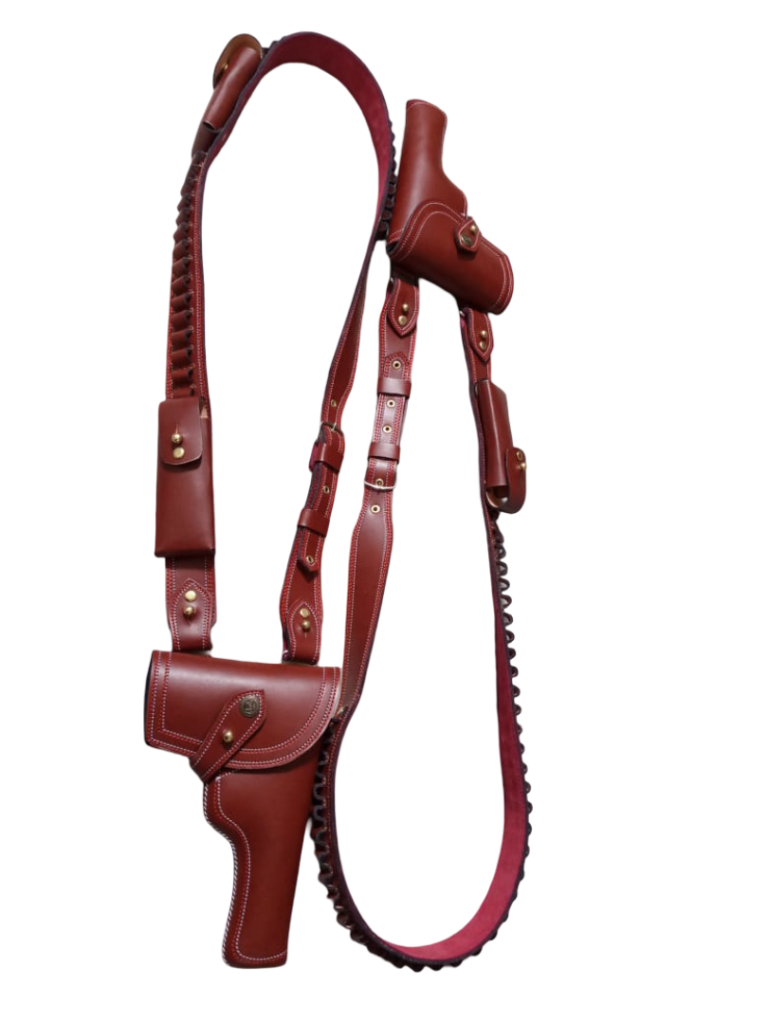 Universal One-Side Leather Shoulder Holster for Handguns